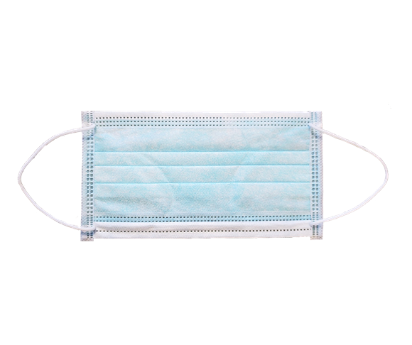 Picture of Multiple Layer Procedure Mask - Blue Pleated - 5301